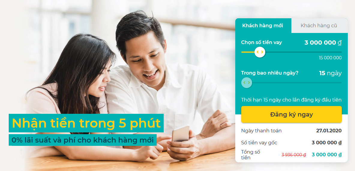 Hướng dẫn vay tiền Tamo nhanh nhất