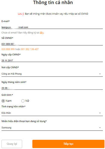 Hướng dẫn vay tiền One click money Hướng dẫn vay tiền One click money